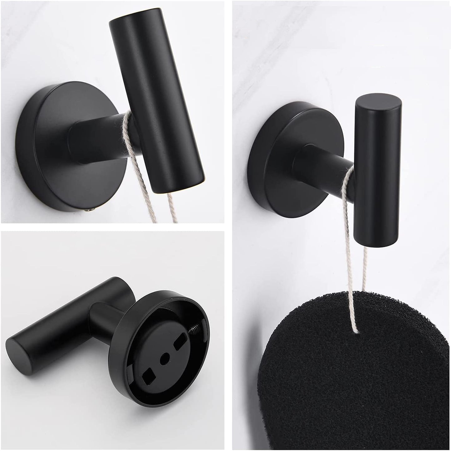3-piece Set Of Bathroom Hanger Towel Rails