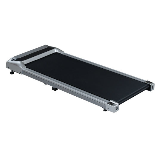 2.5HP Under Desk Treadmill, Portable Walking Pad For Home & Office, Compact Running  Walking Machine With Remote Control, LED Display, Silver