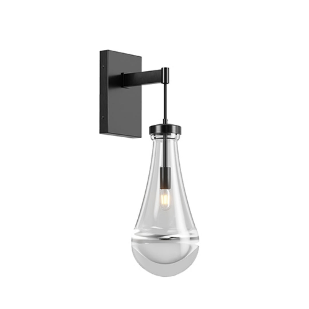 Wall Sconces Set Of Two, Black Dimmable Raindrop Wall Lighting, Modern Bathroom Sconces Wall Lamps Vanity Lighting For Living Room, Wall Lights For Bedroom, Hallway