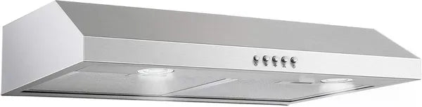 30 Inch Kitchen Under Cabinet Range Hood 500 CFM Stainless Steel 3-Speed