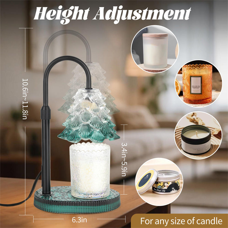 Candle Warmer Lamp With Timer & Dimmer , Adjustable Wax Melt Lamp For Jar Candles, Home Decor Accent