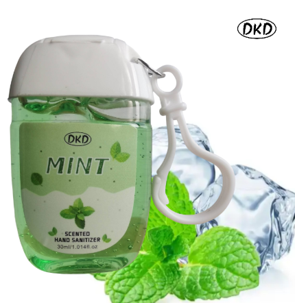 DKD 2pack 1.014fl.oz Hand Sanitizer With Hook Mint Watermelon Scented Cleaning Wash-free For Home Travel Outdoor