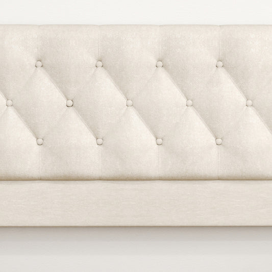 Queen Size Bed Frame With Headboard Wood Slat Support Platform Upholstered Button Tufted Bed Frame With 4 Drawers No Box Spring Needed Noiseless Easy Assembly For Home
