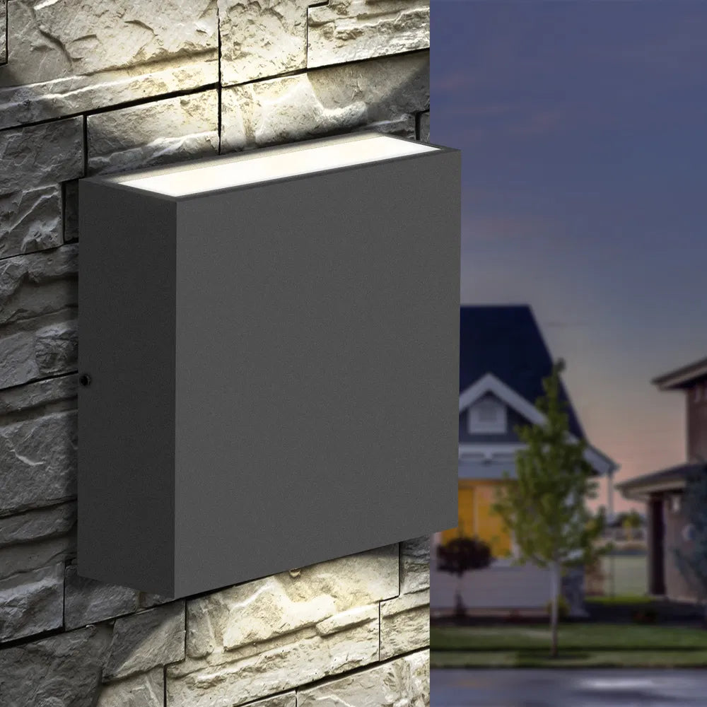Inowel Wall Lights Outdoor Wall Sconce Waterproof Outdoor Wall Lamps Up And Down Lighting Exterior Sconces Porch Lantern 19802