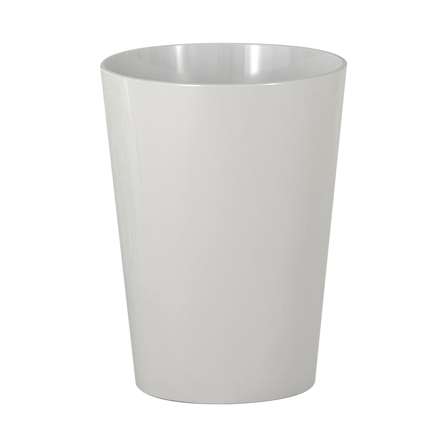 Resin Bathroom Tumbler Cup Decorative Rinse Cup,Drinking Glass,Toothbrush & Makeup Brush Holder For Vanity Countertops,Sink & Desk White