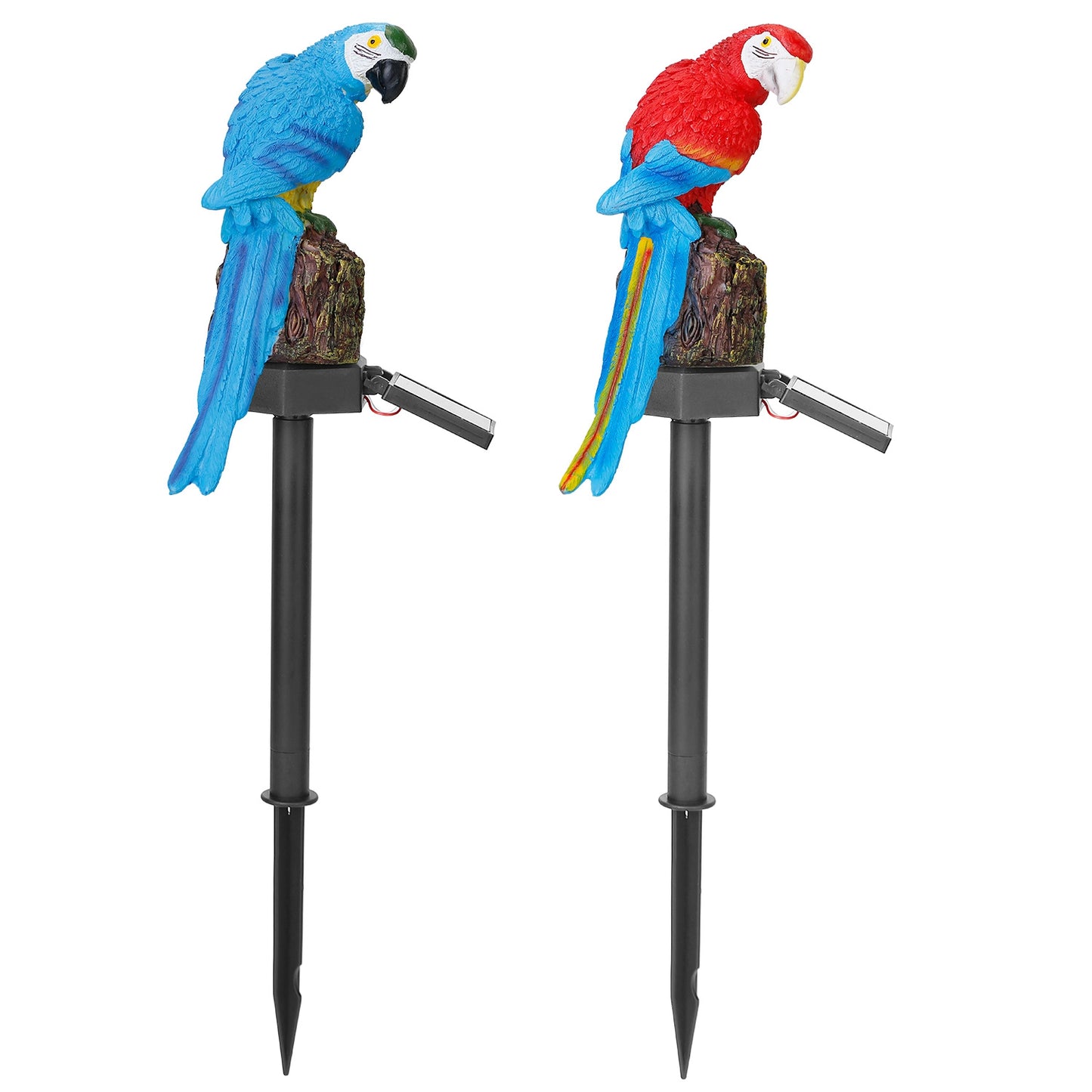 1Pc Solar Powered Parrot Garden Light IP65 Waterproof LED Parrot Landscape Lamp Decorative Lawn Lights For Yard Driveway Walkway Patio