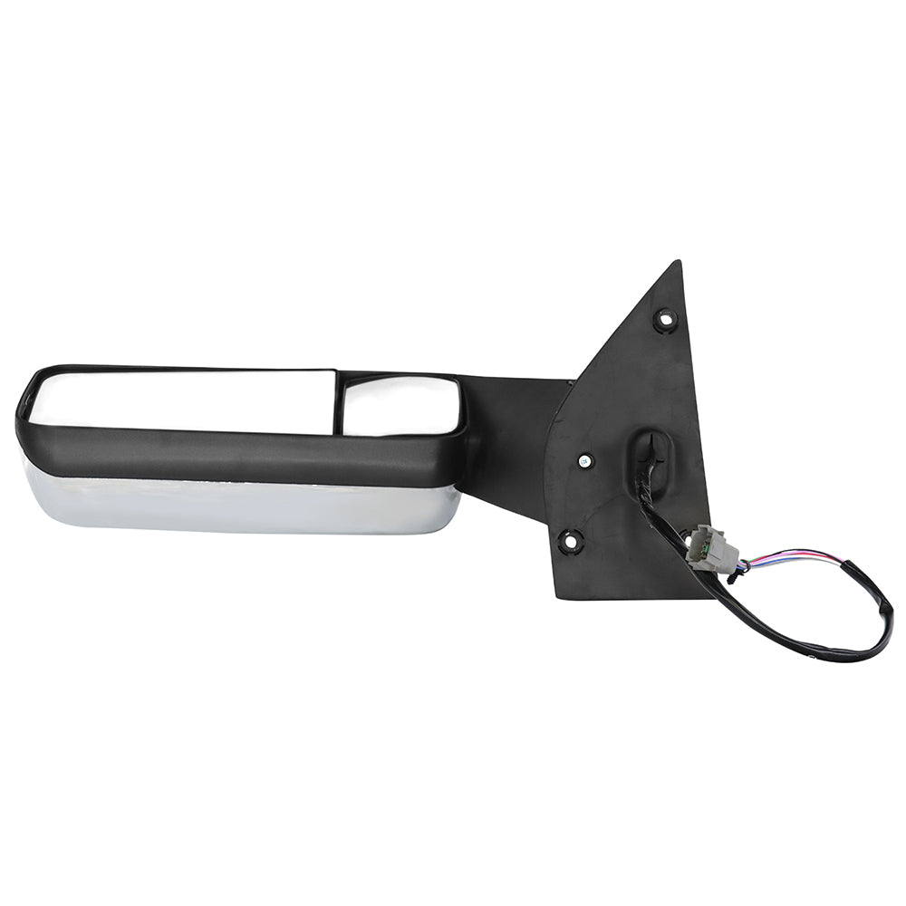 Chrome Heated Door Mirror For Freightliner Cascadia 2018-2023 Left Driver