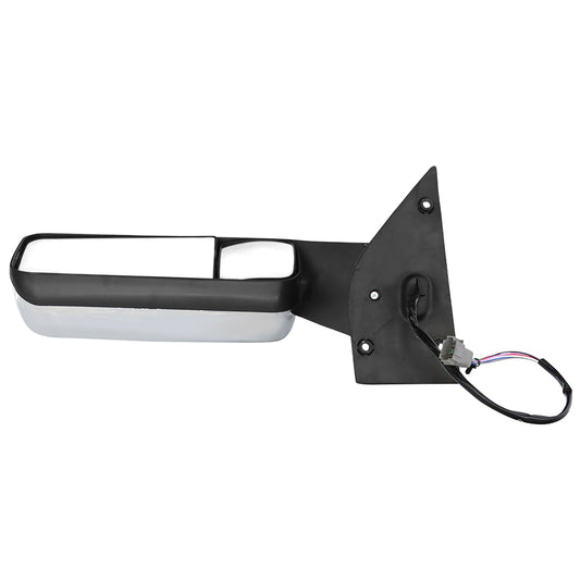 Chrome Heated Door Mirror For Freightliner Cascadia 2018-2023 Left Driver