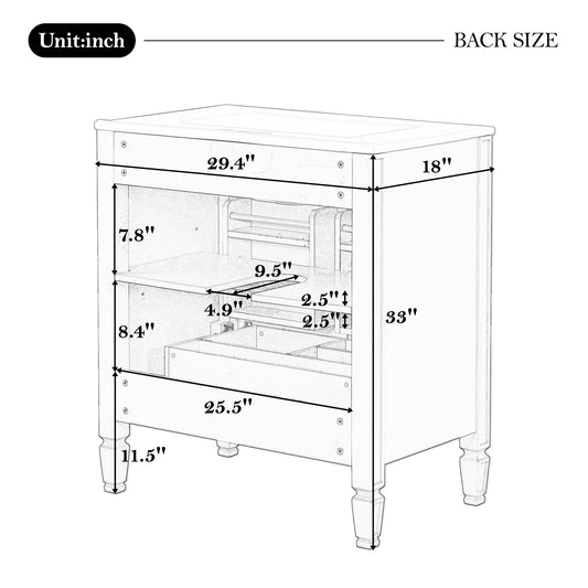 Video  60  Bathroom Vanity With Double Sink Combo Set, Ceramic Sink, Soft Close Doors With Shelf, Storage Drawer, Green