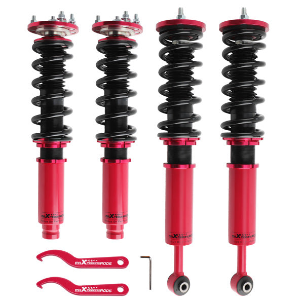 Front & Rear Coilovers Struts Springs Lowering Kit Fit For Accord VII 4-door Sedan CM4 CM5 CM6 2003-2007
