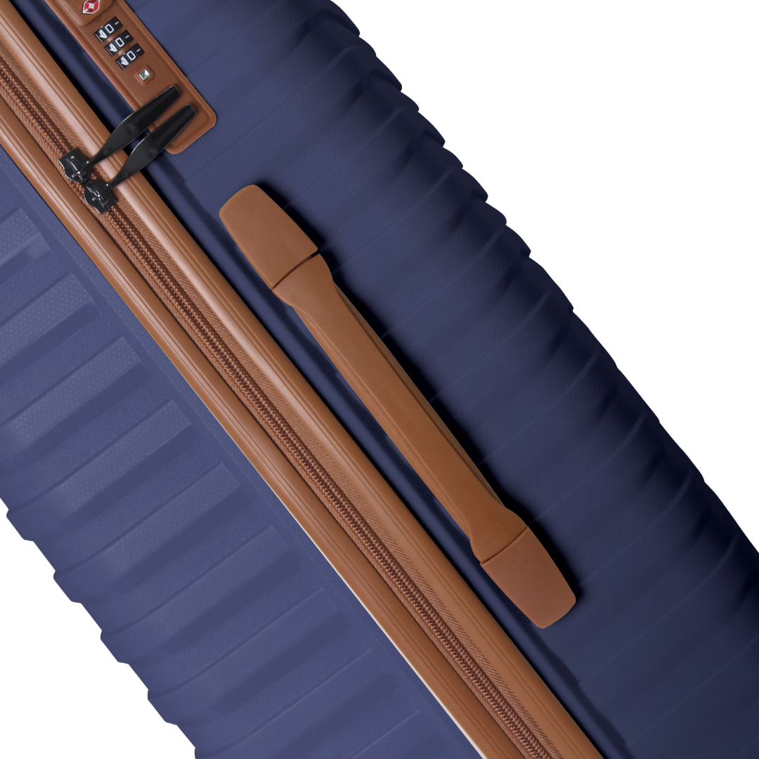 3-Piece Luggage Sets 20, 24, 28 , Suitcase With Wheels, Hardside Suitcase With Four Spinner Wheels And Scratch-Resistant Surface, Navy Blue