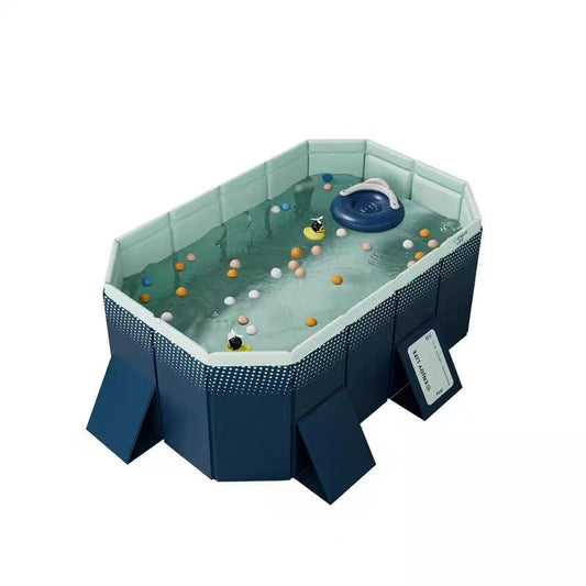 1.8m PVC Folding Pool  Not Inflatable  Bathes And Cools In Summer, Suitable For Outdoor Patio Beach Garden
