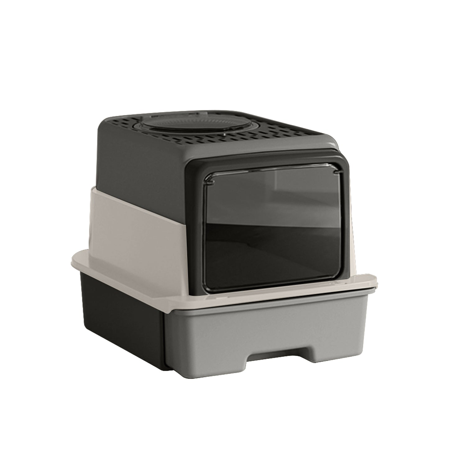 Only Self Pickup---Three-compartment Cat Litter Box