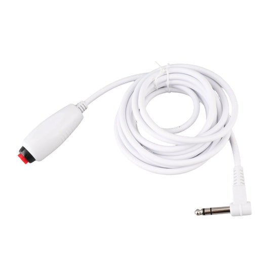 Push Button Cord Universal 6.35mm Interface Replacement Nurse Call Cord With Clip For Nurse Station 9.8ft