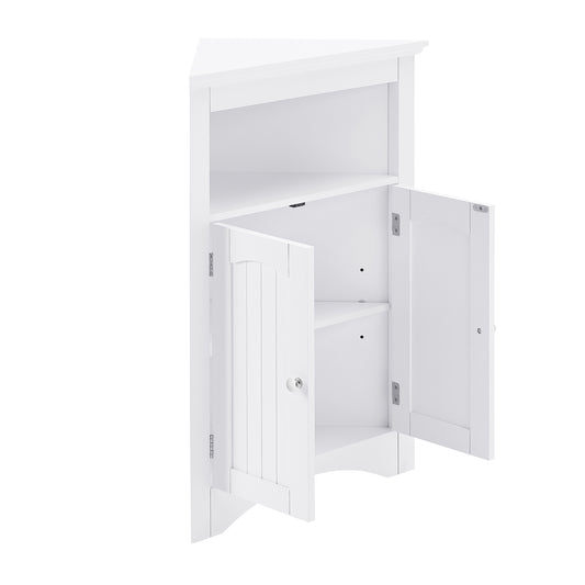 Sideboard Cabinet,corner Cabinet,Bathroom Floor Corner Cabinet With Doors And Shelves, Kitchen, Living Room,Free Standing Storage Cabinet For Bathroom