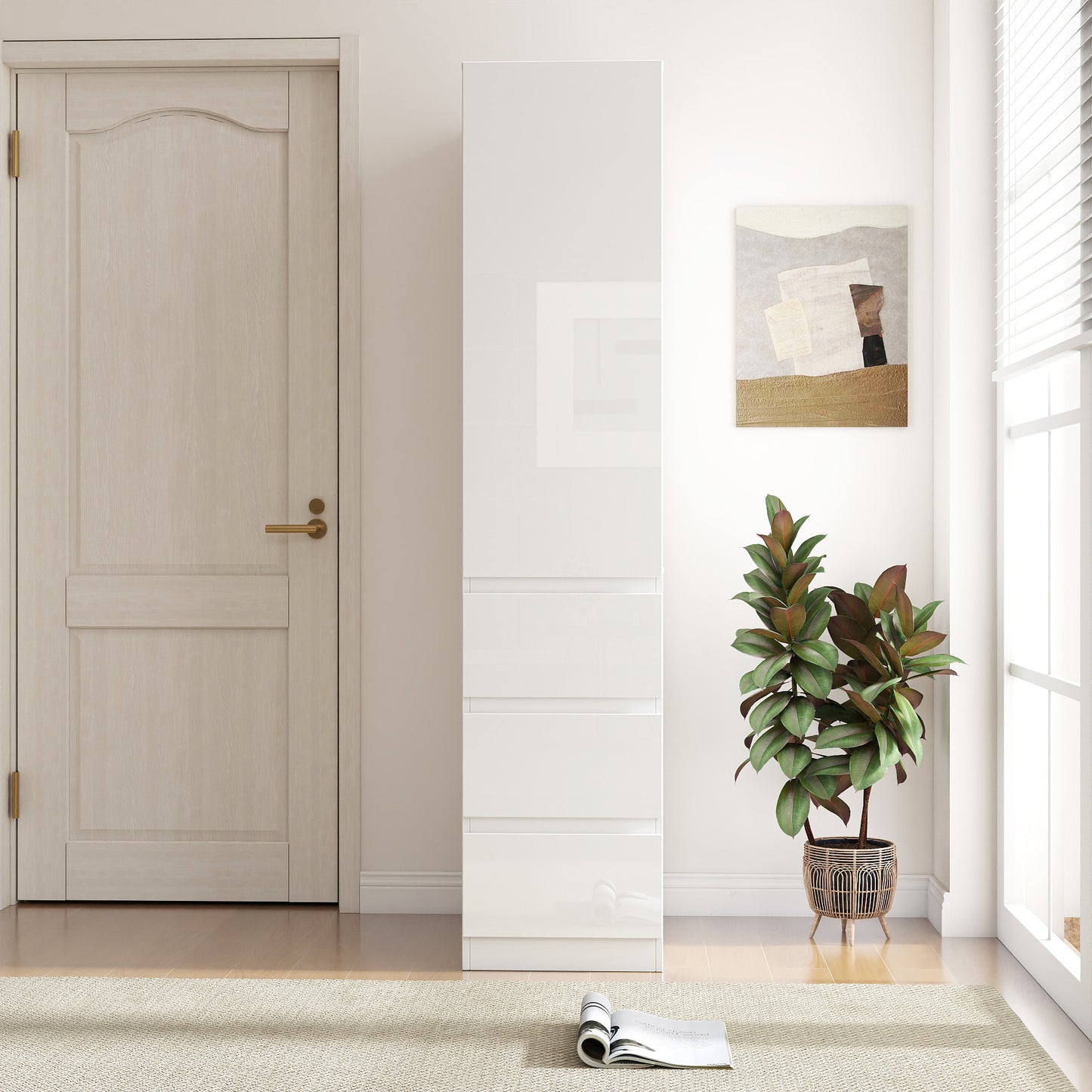 Kitchen Pantry Storage Cabinet,Food Pantry Cabinet With Doors ,shelves And Drawers