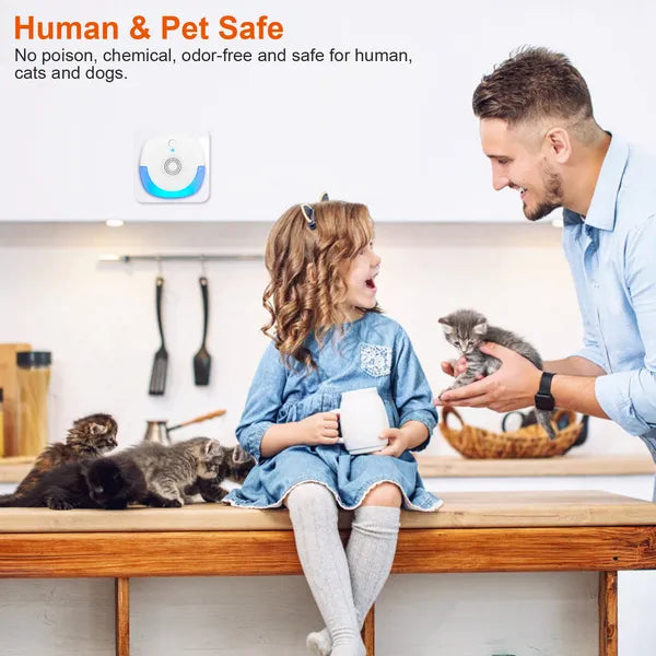 6 Packs Ultrasonic Pest Repellers Plug In Indoor Pest Control Mouse Repellent Chaser Deterrent For Home Kitchen Office Warehouse Hotel