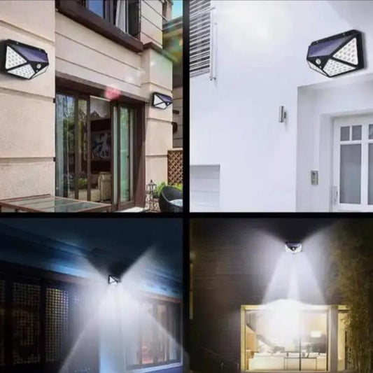 Aolyty Solar Lights Outdoor, Motion Sensor Wall Light 3 Lighting Modes IP65 Waterproof LED Solar Security Lights Four Side Inllumination 2-Pack For Garden Yard Patio Walkway Fence Patio