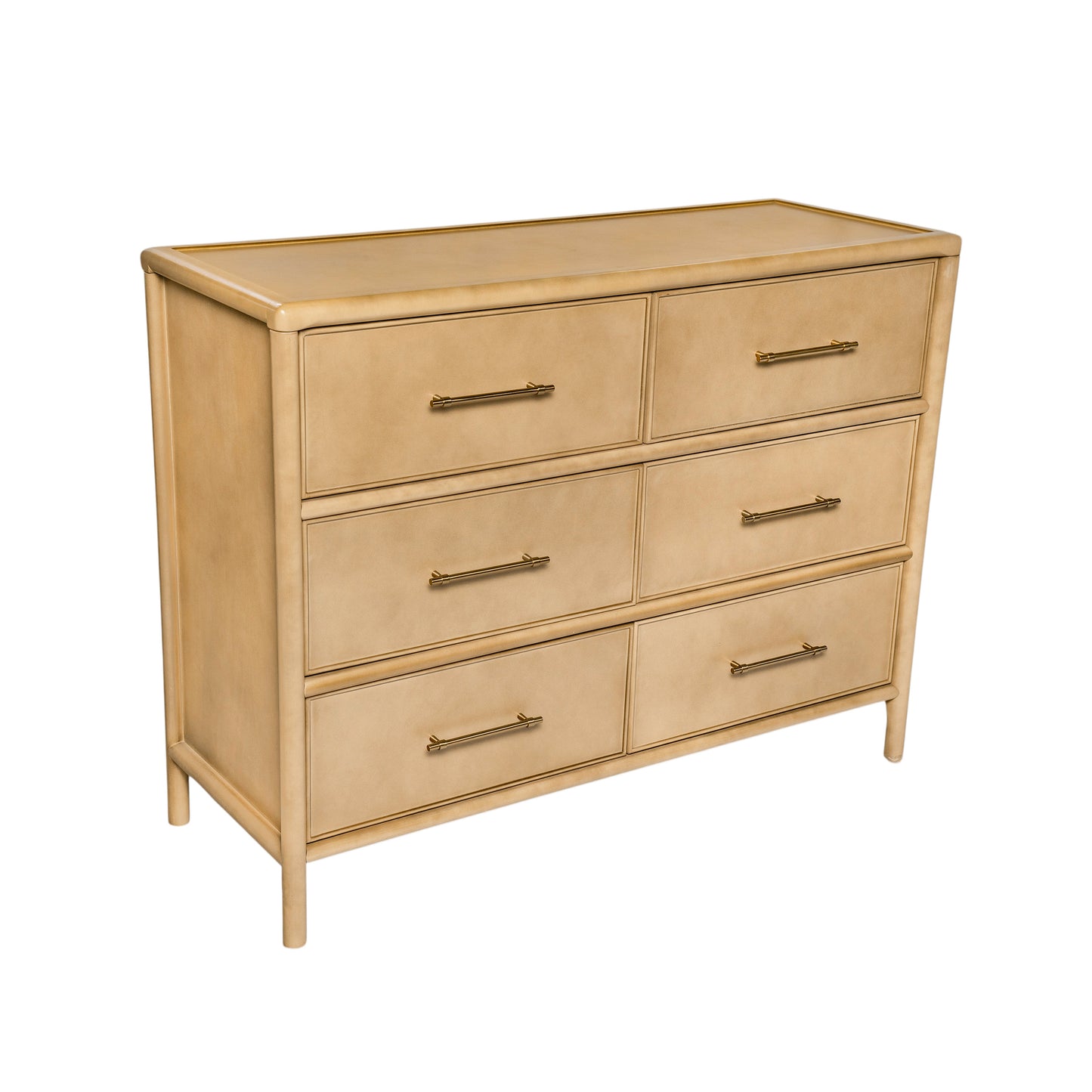 Storage Cabinet, Stylish Style, Suitable For Living Room And Dining Room Entrance, Large Size, 6 Drawers, Natural