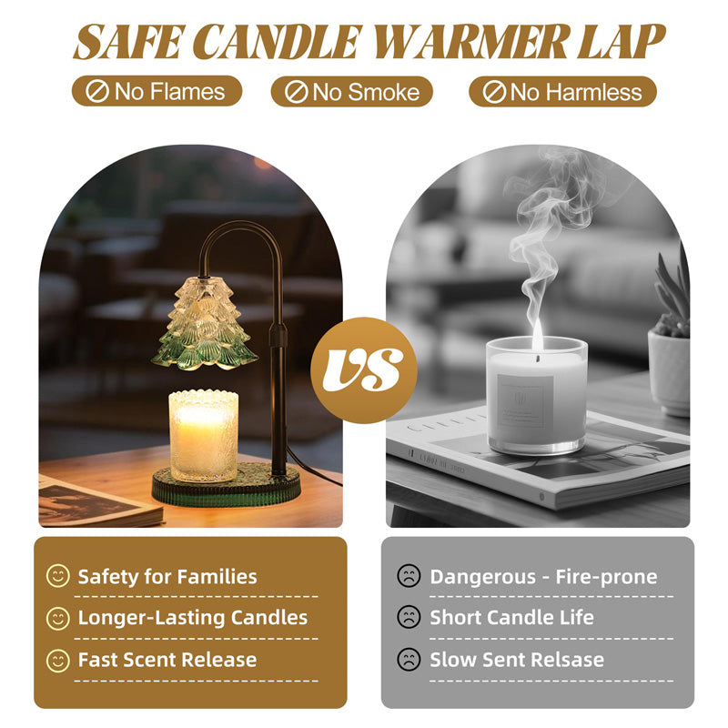 Candle Warmer Lamp With Timer & Dimmer , Adjustable Wax Melt Lamp For Jar Candles, Home Decor Accent