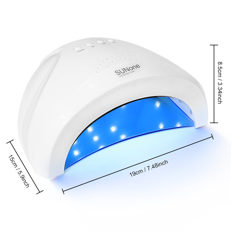 UV LED Nail Lamp, Nail Dryer For Gel Polish With 30 Beads 4 Timers Smart Sensor Fast Curing Home Manicure Professional Salon Nails Art Tools Supplies