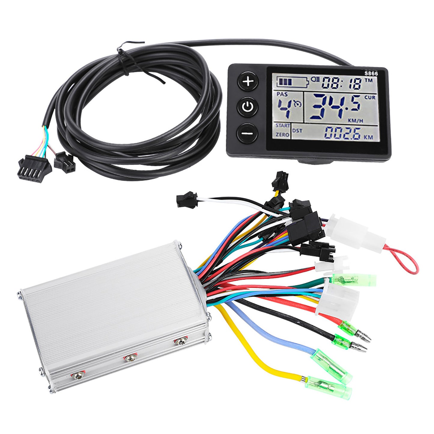 36V 48V Waterproof LCD Display Panel Electric Bicycle Scooter Controller Kit  2 36V 48V