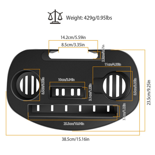 1 Set Cup Holder For  Zero Gravity Chair Clip On Side Tray With Beverage Can Mobile Devices Slots Cup Holder Only No Chair