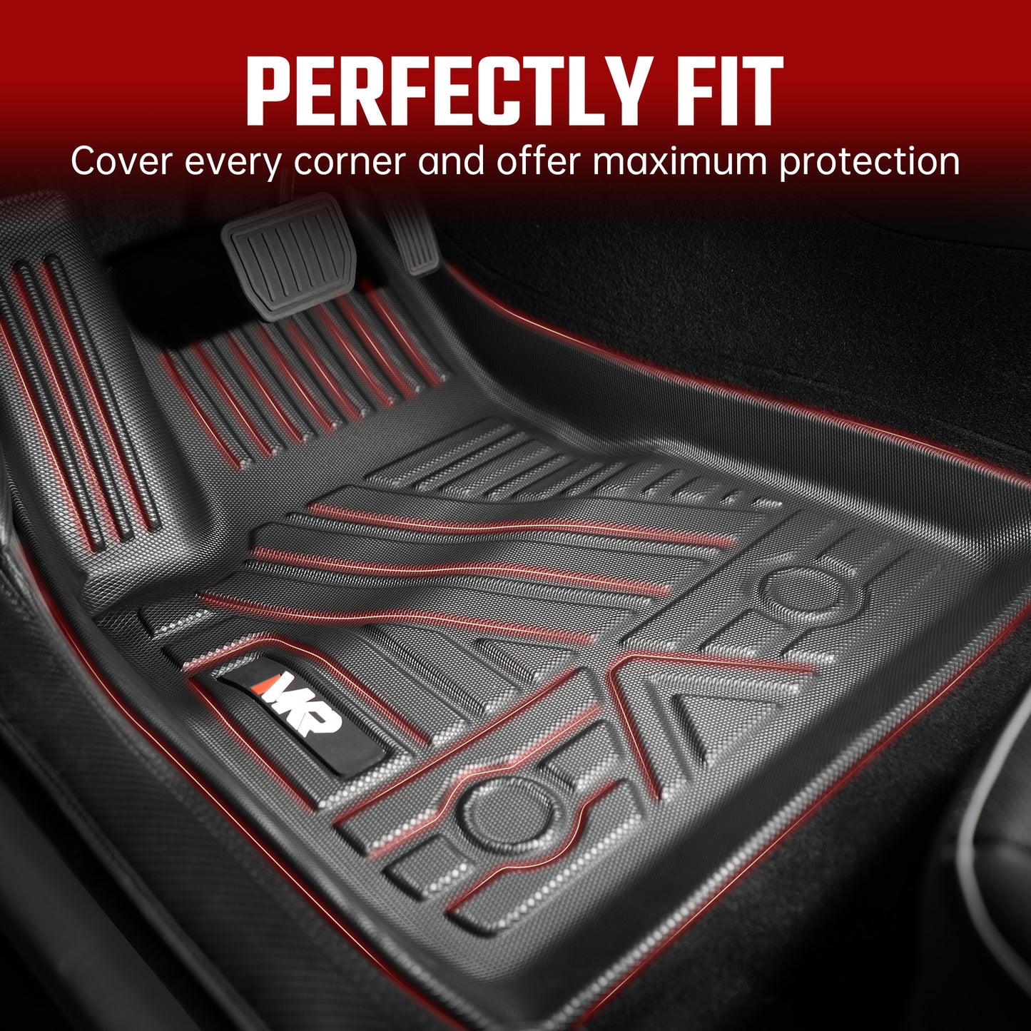 TPE Floor Mat For Tesla Model 3 2023-2025
