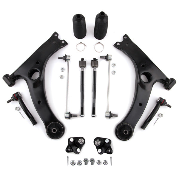 Suspension Inner & Outer Front Lower Control Arm Fit For Corolla 2003-2008 All Models K640361, K640360, K90309, K80230, EV470, ES80432, ES80431