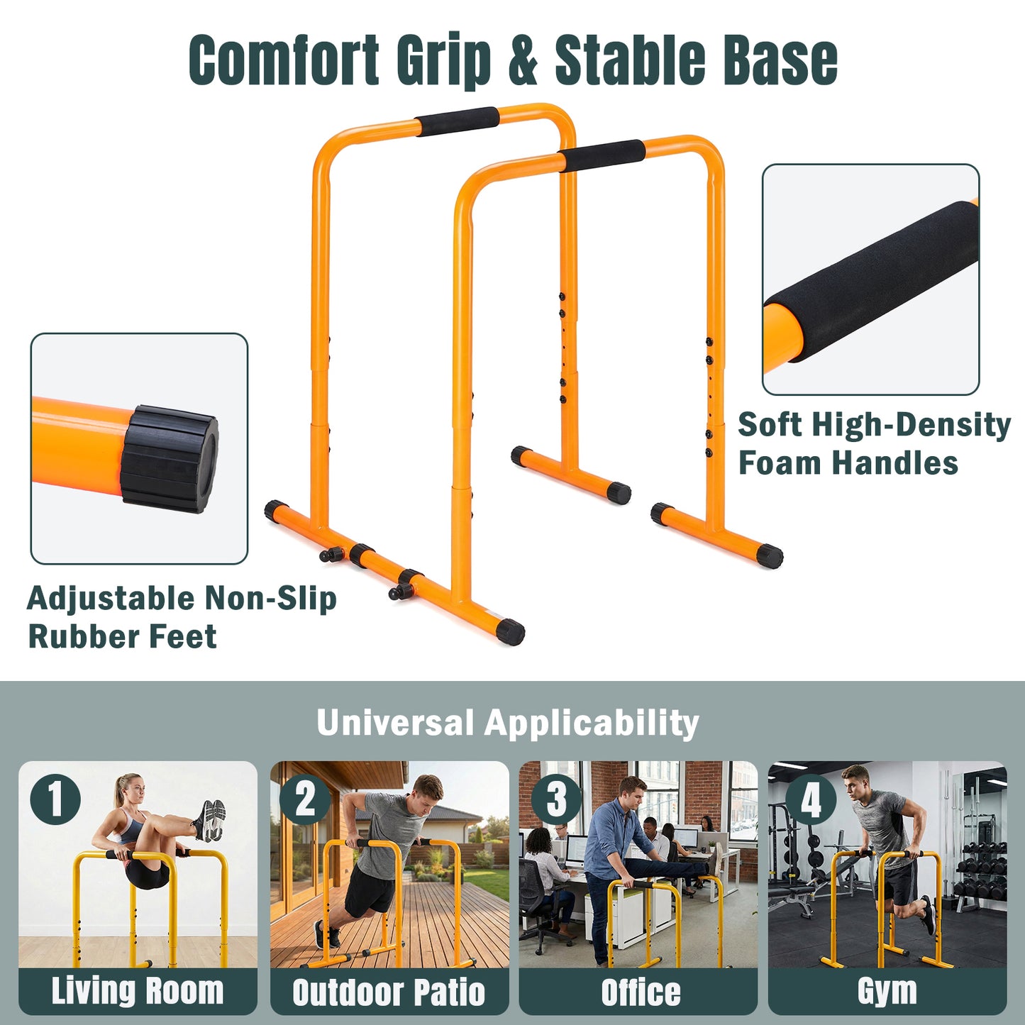 Inclined Frame, Heavy-duty Door Pull Lever, Adjustable Inclined Frame Positioning Stabilizer, Handle With Soft High-density Foam Material