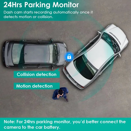 3 Channel Dash Cam Front Inside Rear Vehicle Driving Recorder Car DVR With 32G MMC Card G Sensor Motion Detection Parking Monitor Night Vision Loop Recording
