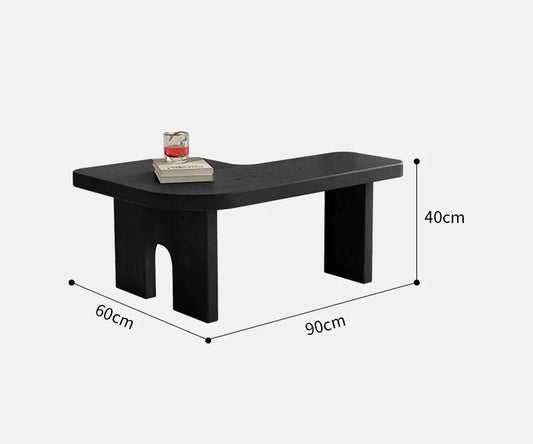 Modern Black Wooden Nesting Coffee Table Set, 70.86  Extendable Splicing Center Table For Living Room, Space - Saving Accent Furniture With Smooth Surface