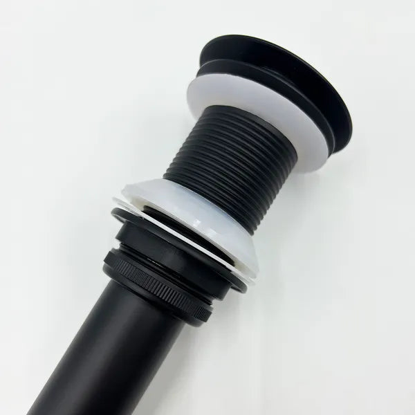Bathroom Sink Drain Without Overflow, Vessel Sink Lavatory Vanity Pop-Up Drain Stopper, 304 Stainless Steel