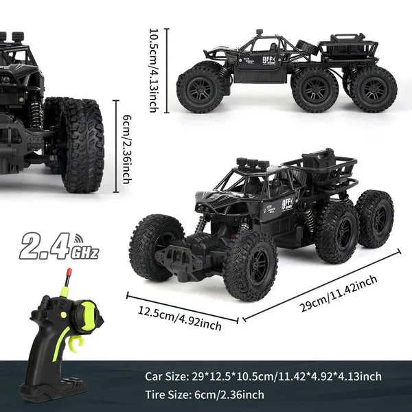 All-terrain Electric Toy Car, Alloy Car, 1-20 Scale Model Car, 2.4GHz R Or C Off-road Car, High-speed Car, With Headlights And Shock Absorption, Birthday Gifts For Kids Over 3 Years Old-yellow