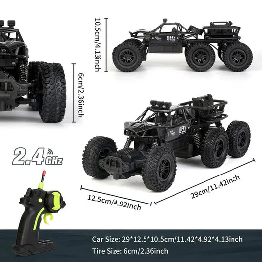 All-terrain Electric Toy Car, Alloy Car, 1-20 Scale Model Car, 2.4GHz R Or C Off-road Car, High-speed Car, With Headlights And Shock Absorption, Birthday Gifts For Kids Over 3 Years Old-yellow