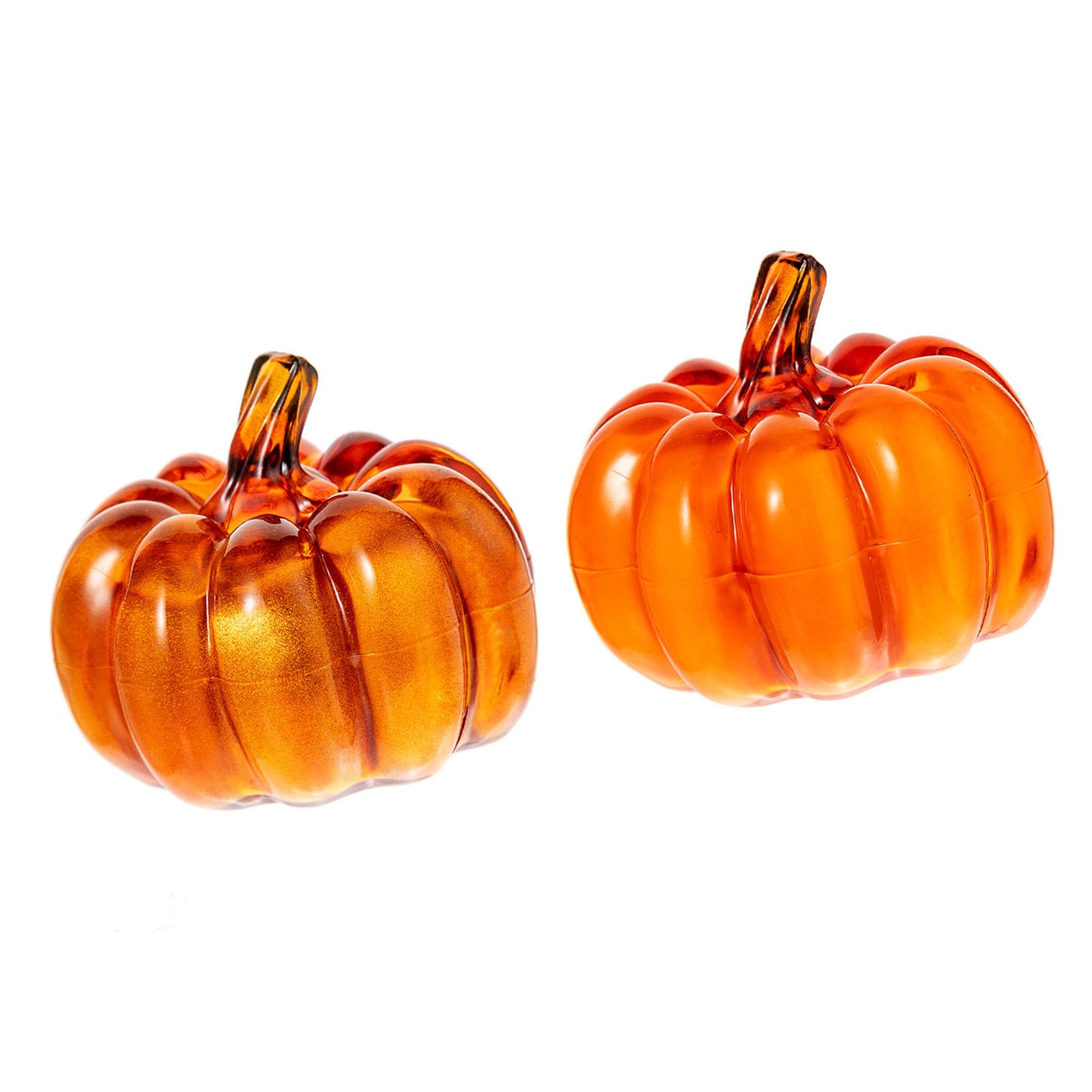 2PCS LED Pumpkin Lamps Battery Powered Luminous Decor Light For Indoor Outdoor Tabletop Holiday Decoration
