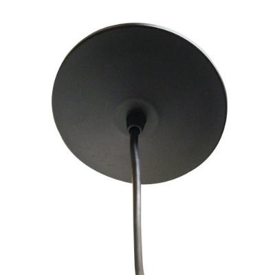 Satin Black Pendant Light Fixture For 3 Lights, Vintage Ceiling Hanging Light Fixture With Fabric Cord For Home Lightning