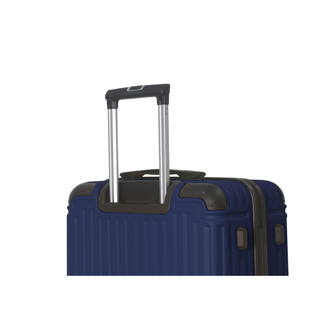 Blue 3-Piece Premium ABS Luggage Set-20, 24, And 28 Suitcases With Multi-Position Handle, Silent Spinner Wheels, And TSA-Approved Lock-Durable, Stylish, And Spacious Travel Gear