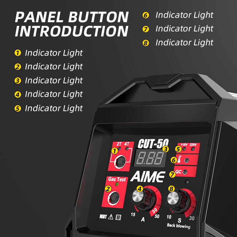 43A Argon Arc Cutting Machine,  Inch Clean Cut , Non-contact Arc Ignition, Speed Increased By, Double Voltage , LED Panel And Front Regulator, Portable Argon Arc Cutti