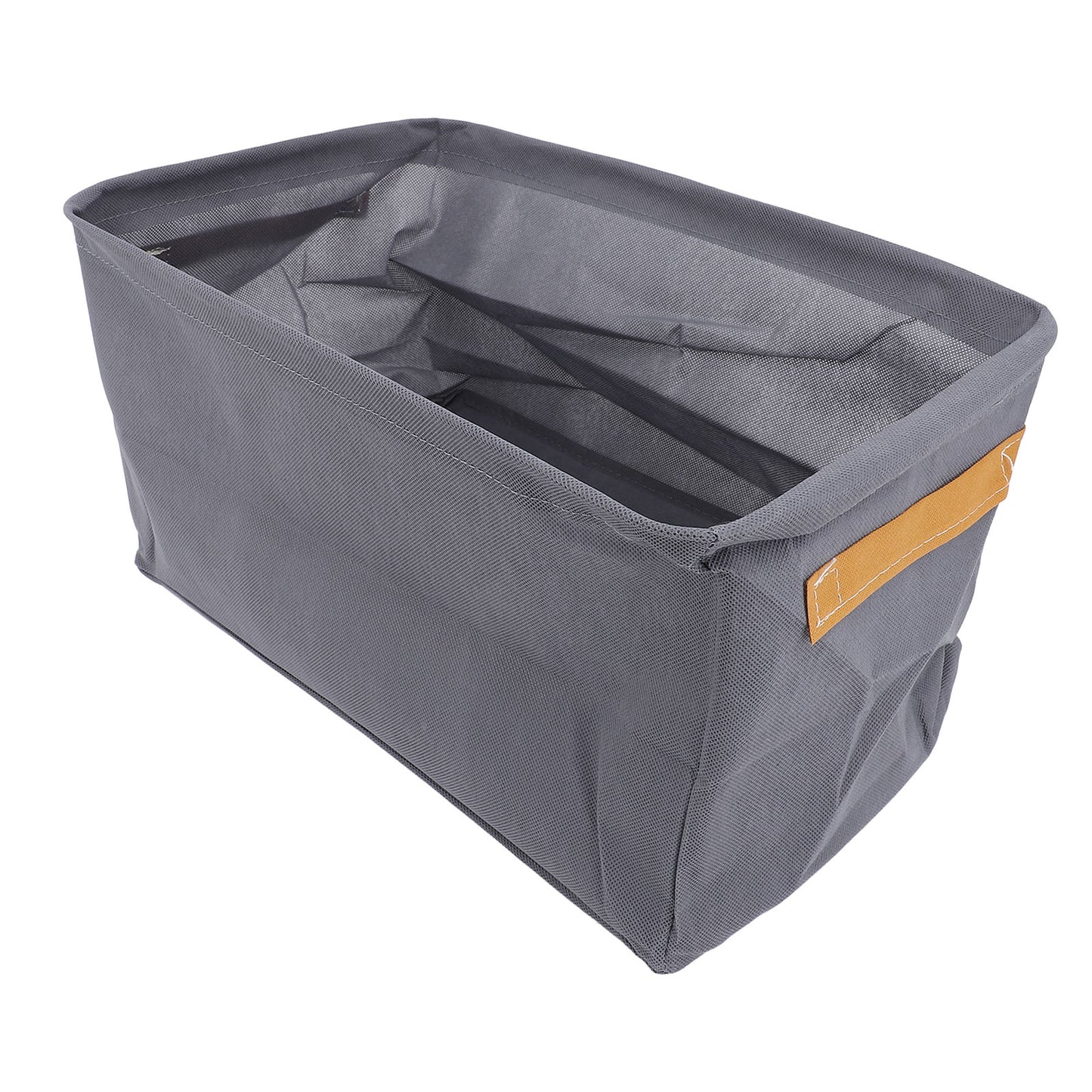 6 Pcs Clothes Storage Box Thickened Fabric Foldable Storage Bin Clothing Container For Closet Wardrobe Gray 42x28x25cm/16.54x11.02x9.84in