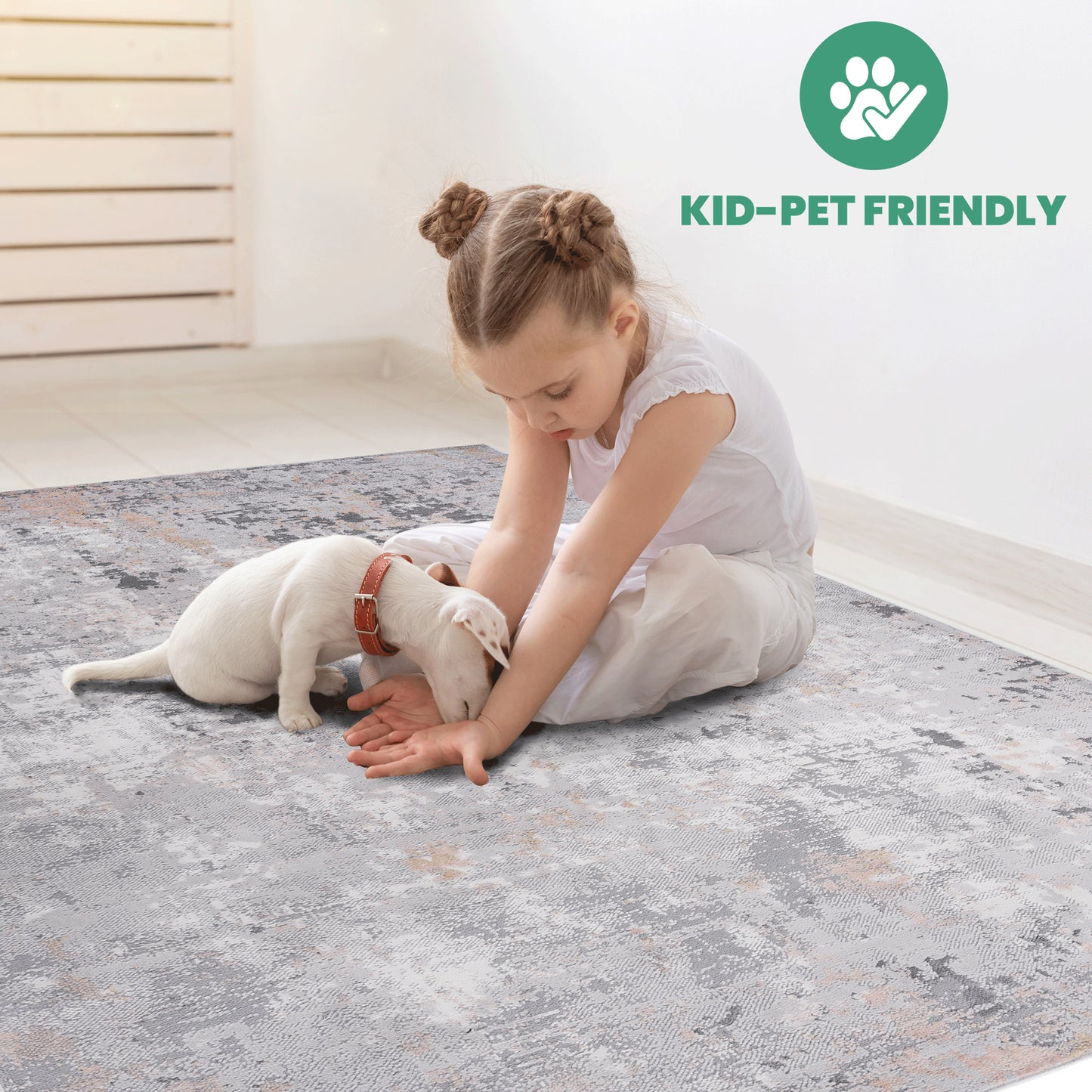 MARFI C Ollection 2X8 Grey  Multi  Abstract Runner Rug