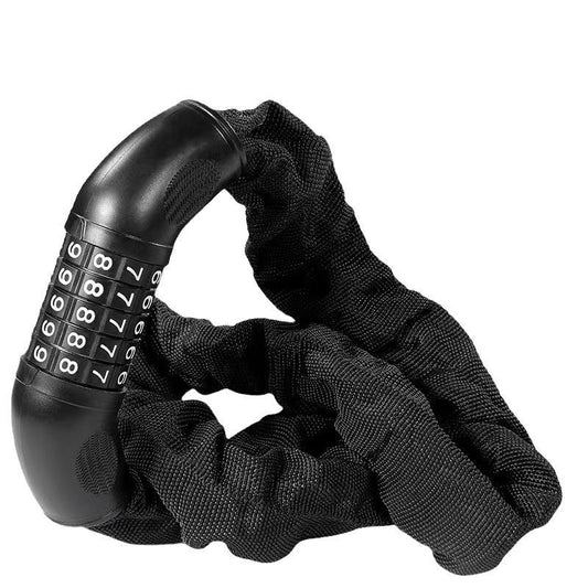 Bike Chain Lock, 5-Digit Combination Heavy Duty Anti-Theft Security Bike Lock, Long Resettable Keyless Bicycle Lock For Ebikes, Motorcycles, Scooters, Gates, Fences, And Door
