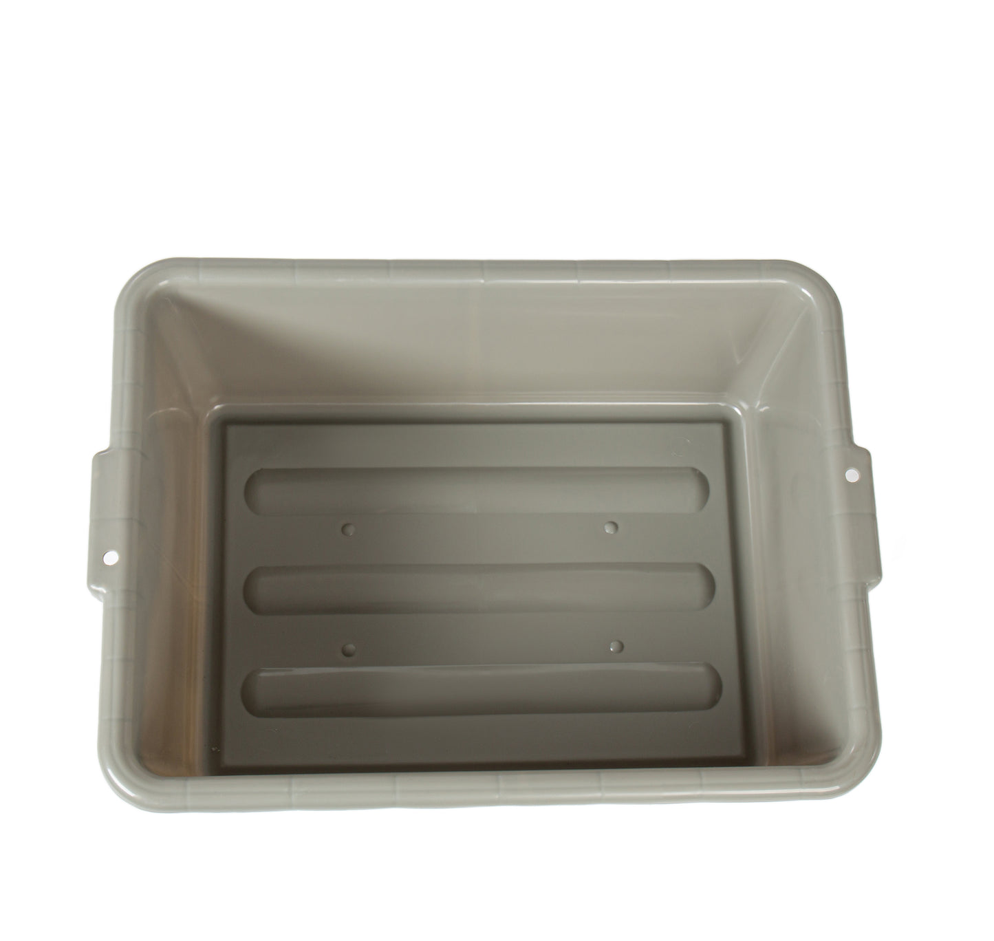 6-Pack 20  X 15  X 7  9 Gallon Meat Lug, Commercial Meat Tubs With Lids, Food Grade Plastic Bus Tubs, Heavy Duty Utility Container For Dishwashing, Kitchen Prep, Restaurant Storage, Gray