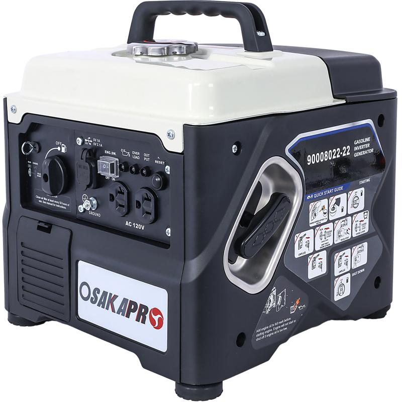 Portable 1200W Ultra-quiet Gas Engine Inverter Generator, EPA-compliant, With Eco-mode Function, Ultra-lightweight, Suitable For Home Backup And Camping