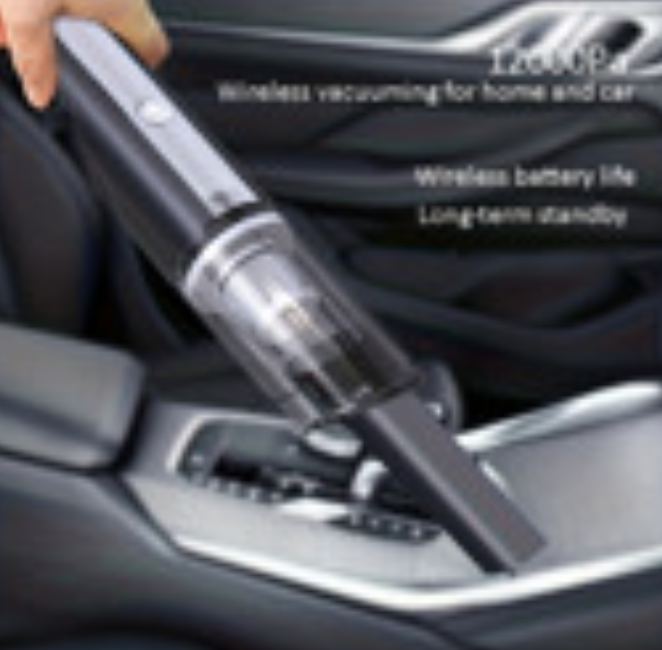 Wireless Silver Car Vacuum Cleaner Wireless Car With Strong Suction Handheld Vacuum Cleaner Small Mini Rechargeable Home Vacuum Cleaner