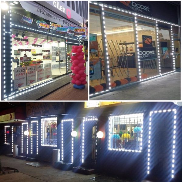 LED Waterproof Module Light, One Board With 60 Lights And 10ft White Light, Not Shipped On Weekends