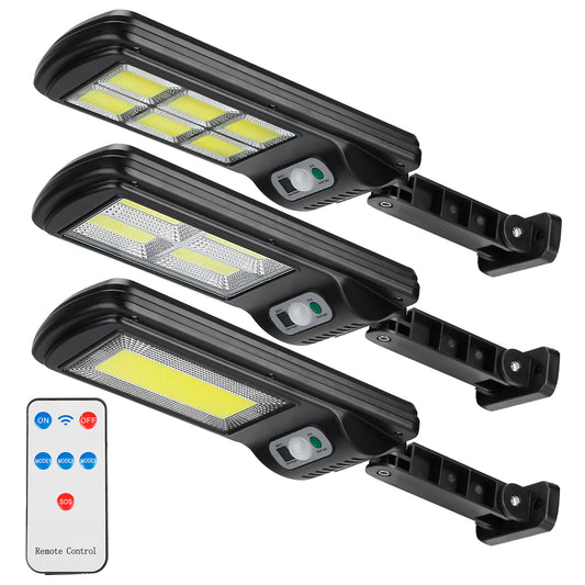 1Pc 450W 300W 200W Solar Powered Motion Sensor Wall Lights Outdoor IP65 Waterproof 3 Modes With Remote Control For Street Front Door Deck