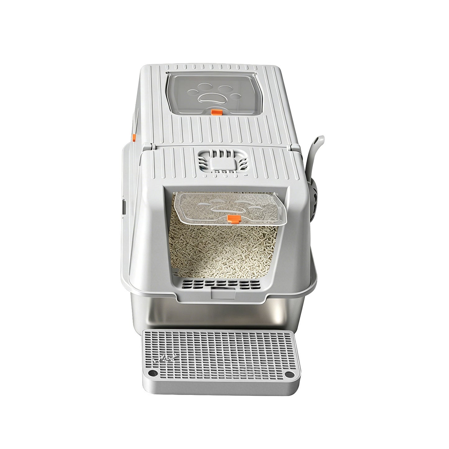 Only Self Pickup---Stainless Steel Cat Litter Box - A15