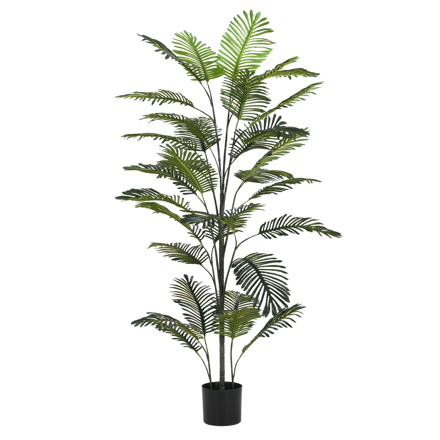 86 Artificial Palm Tree With Black Plastic Pot