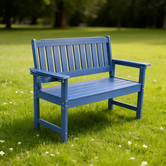 Weather Resistant Garden Bench For Patio Porch Park Outdoor Resting Areas,HIPS Material